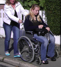 promenade en fauteuil roulant a Hennebont
